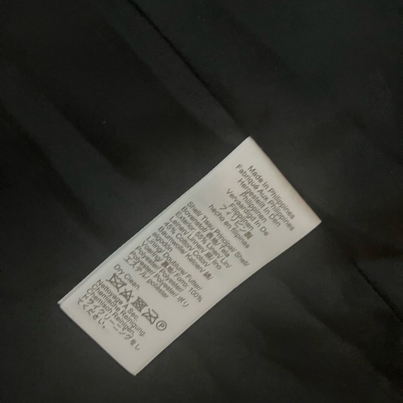 J. Crew Womens Black Petite linen-blend one-button blazer - Picture 10 of 11